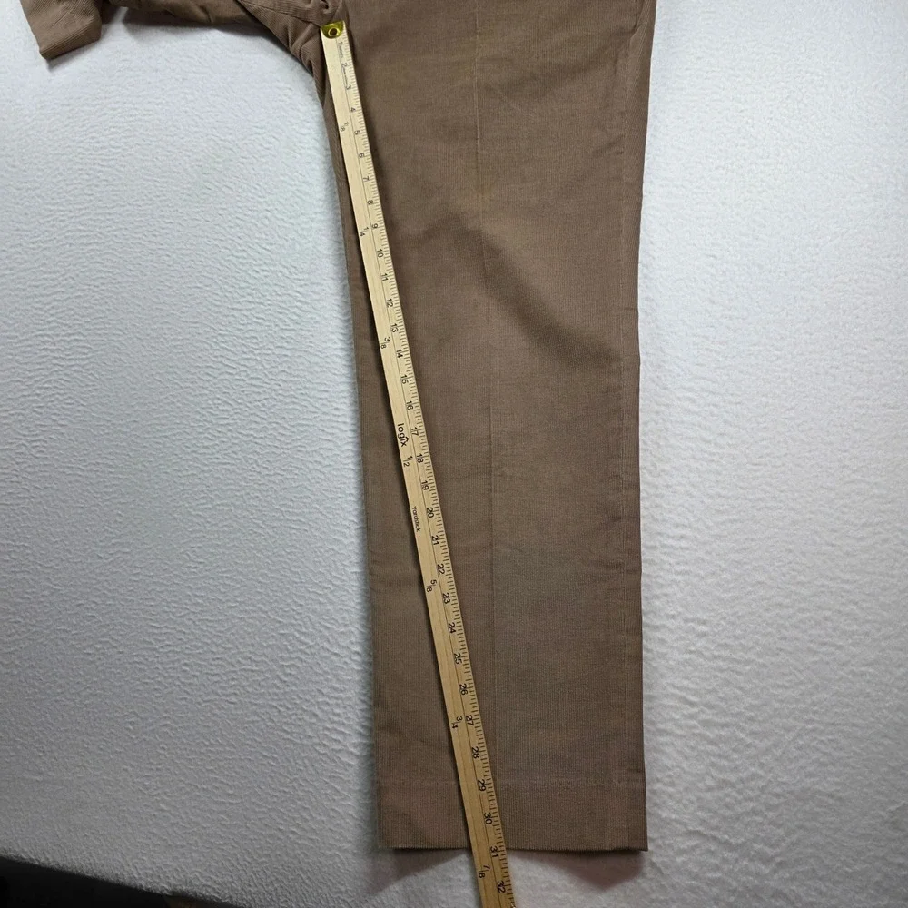 Jos. A. Bank Reserve Corduroy Pants Men 38x30‎ Tan Tailored Fit Stretch Trousers